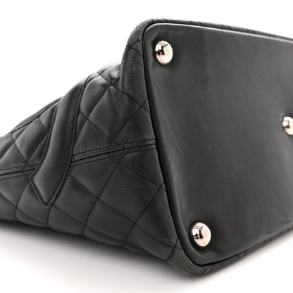 Chanel Calfskin Quilted Large Cambon Tote Black 9 of 25