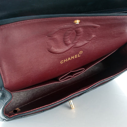 Chanel Lambskin Quilted Medium Double Flap Navy 5 of 8