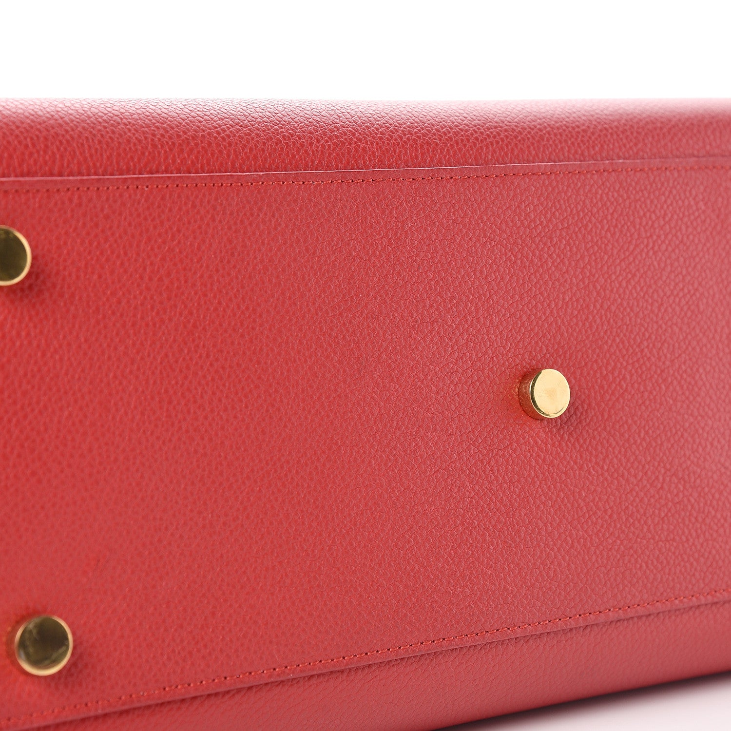 Saint Laurent Grained Calfskin Sac De Jour Lipstick Red 15 of 24