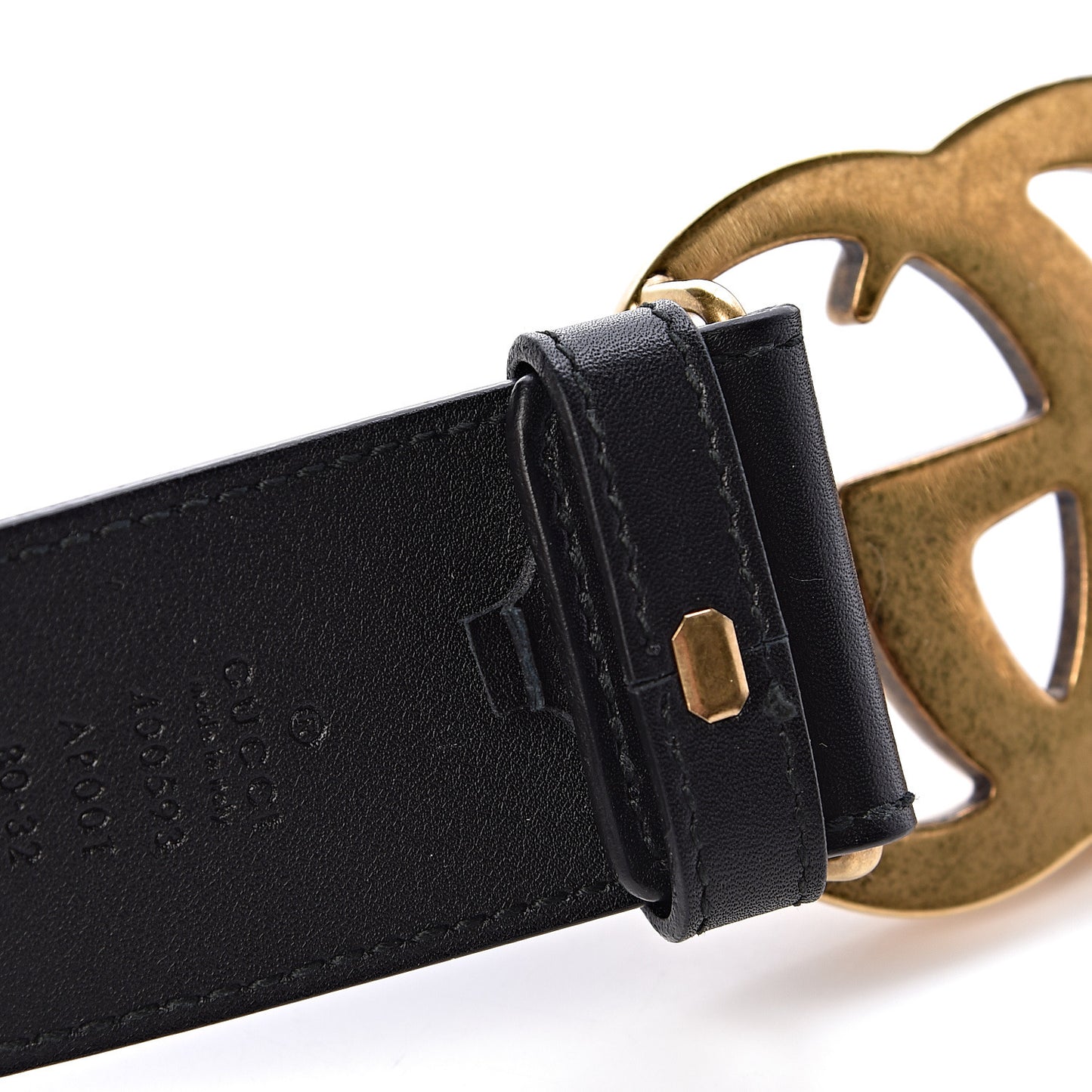 Calfskin Double G 40mm Belt 80 32 Black