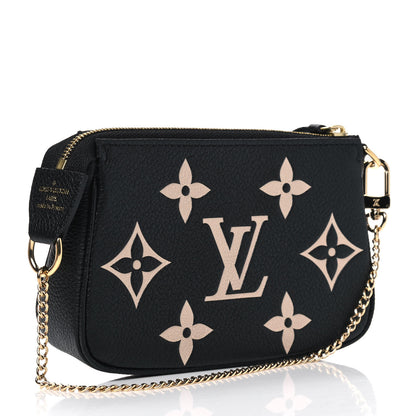 Louis Vuitton Empreinte Monogram Giant Mini Pochette Accessories Black 4 of 9