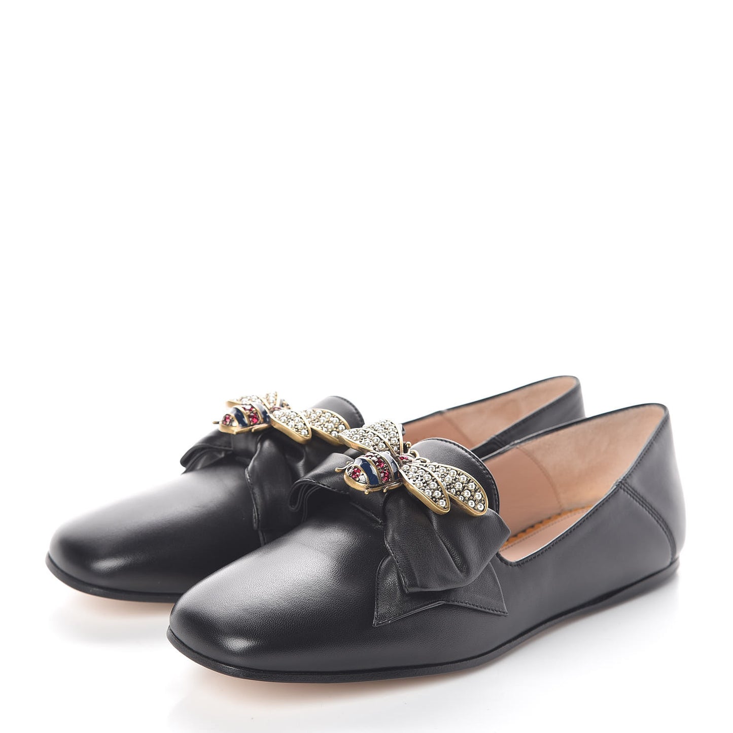 Nappa Queen Margaret Loafers 36 Black