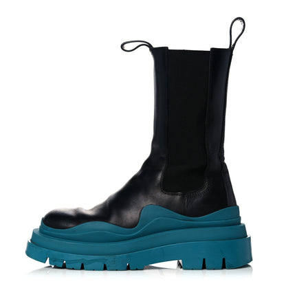 Bottega Veneta Calfskin The Tire Chelsea Boots 37 Black Blaster 1 of 21