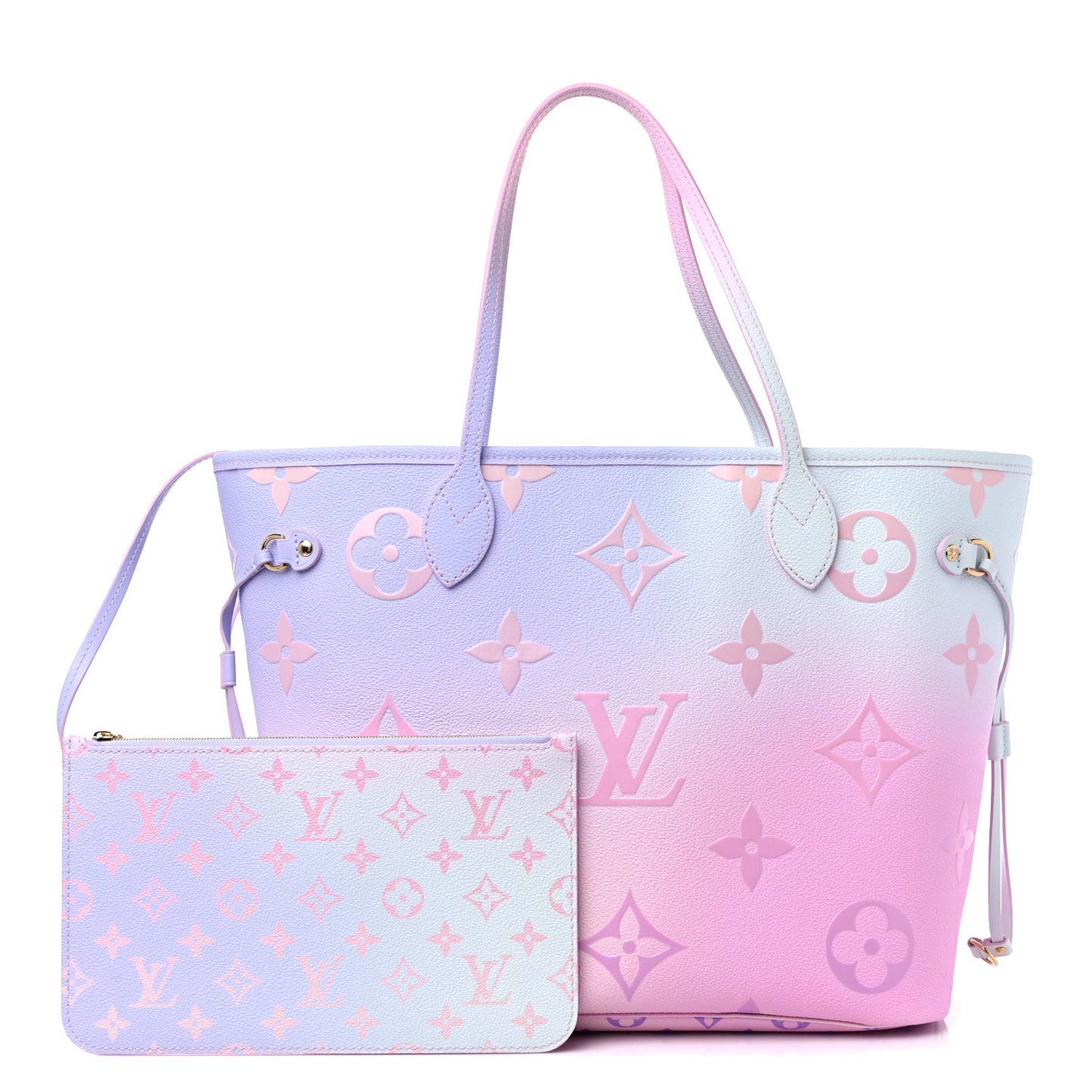 Monogram Giant Spring In The City Neverfull MM Sunrise Pastel