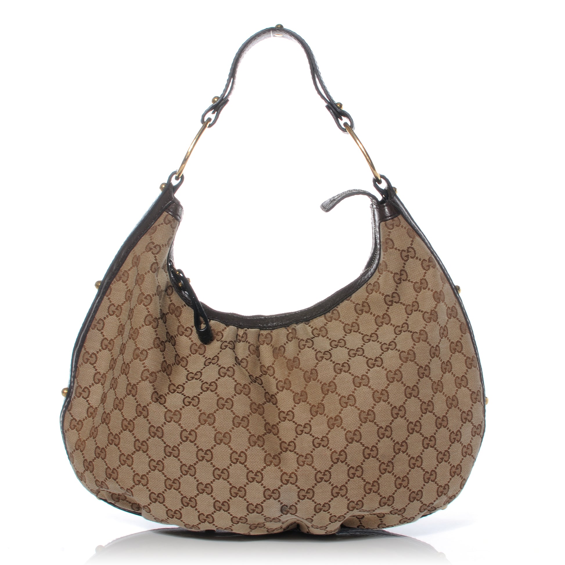 Gucci Monogram Interlocking Medium Hobo Ebony 1 of 8