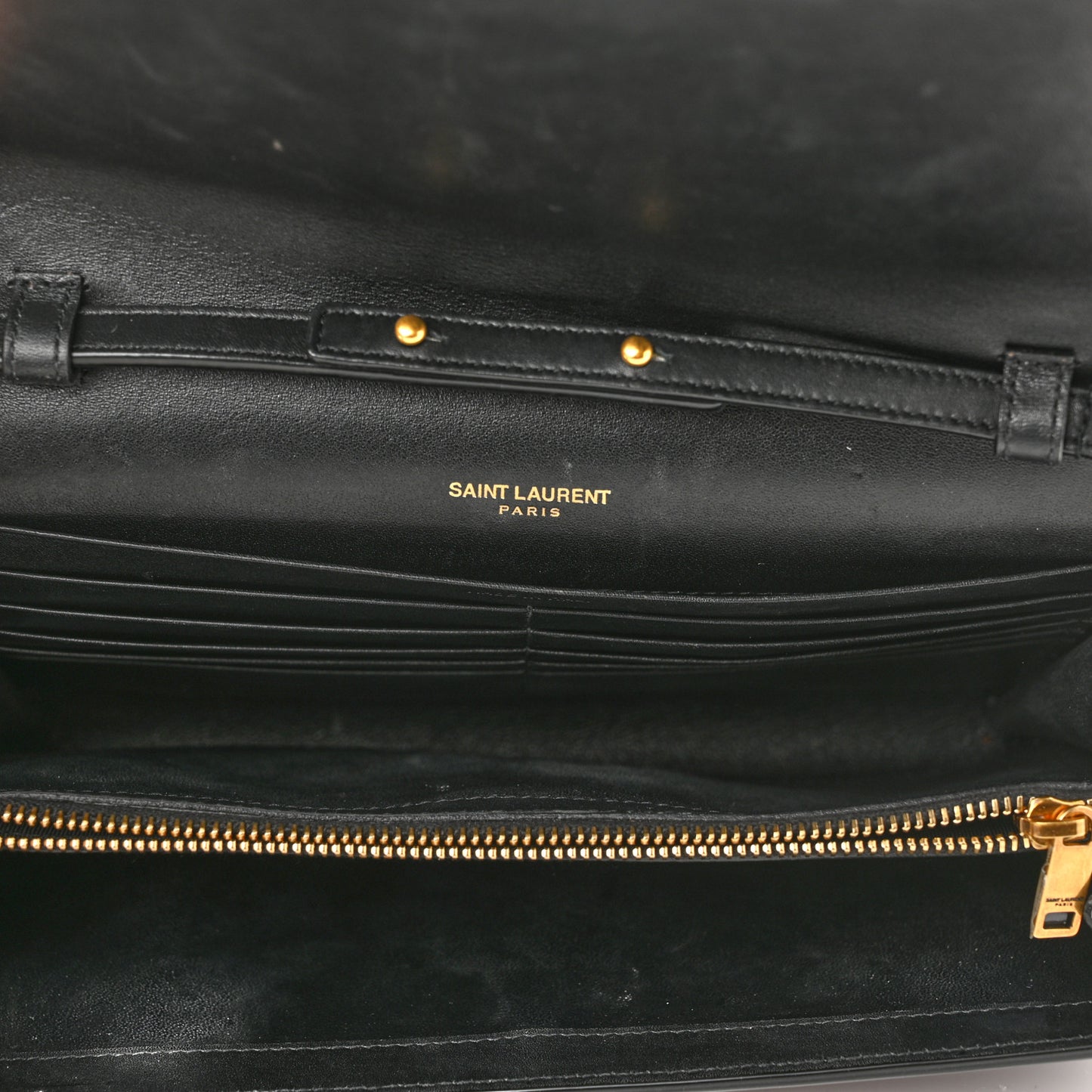 Patent Monogram Chain Wallet Tortoiseshell