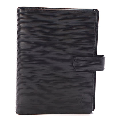 Louis Vuitton Epi Medium Ring Agenda Cover Black 1 of 7