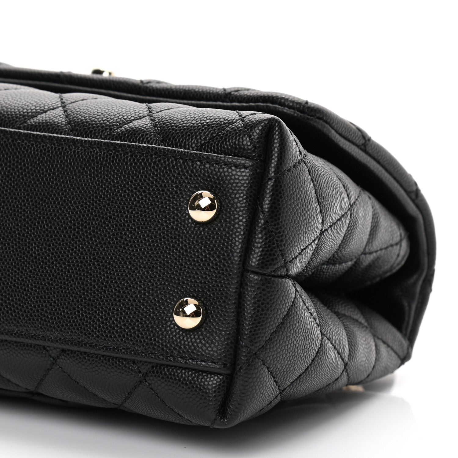 Chanel Caviar Quilted Mini Coco Handle Flap Black 10 of 11