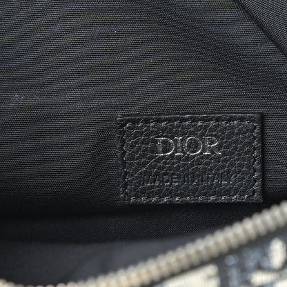 Christian Dior Oblique Mens Saddle Bag Blue 6 of 10