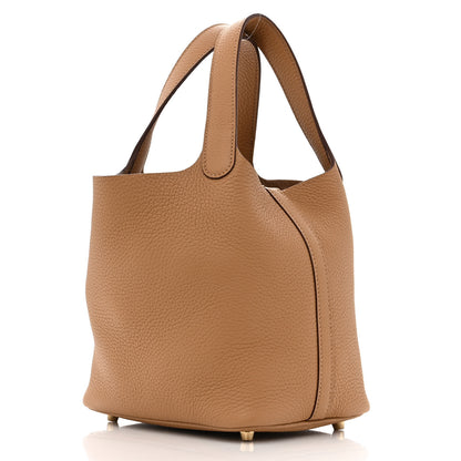 Hermes Taurillon Clemence Picotin Lock 18 PM Biscuit 3 of 11