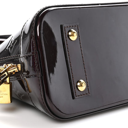 Louis Vuitton Vernis Alma BB Amarante 9 of 9