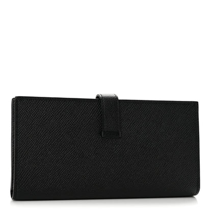 Hermes Epsom Bearn Gusset Wallet Black 3 of 9