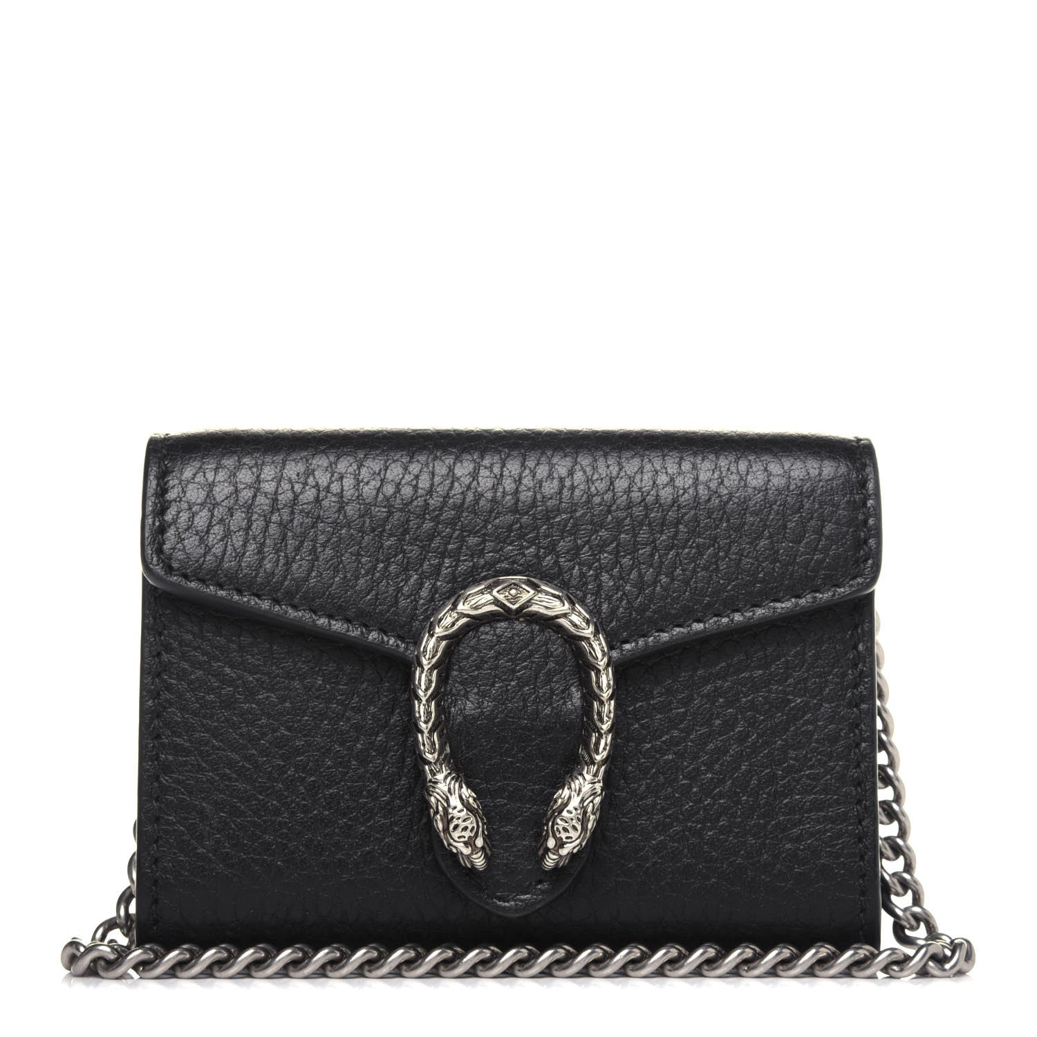 Gucci Calfskin Dionysus Coin Purse Black 1 of 11