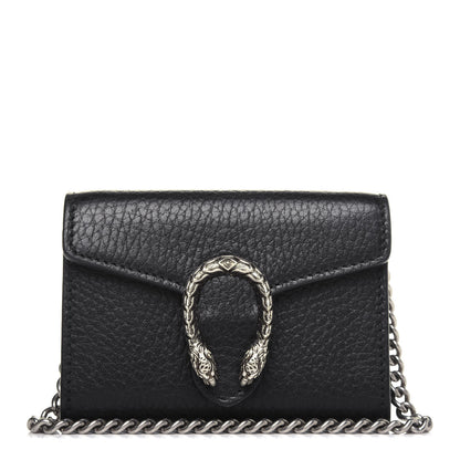 Gucci Calfskin Dionysus Coin Purse Black 1 of 11