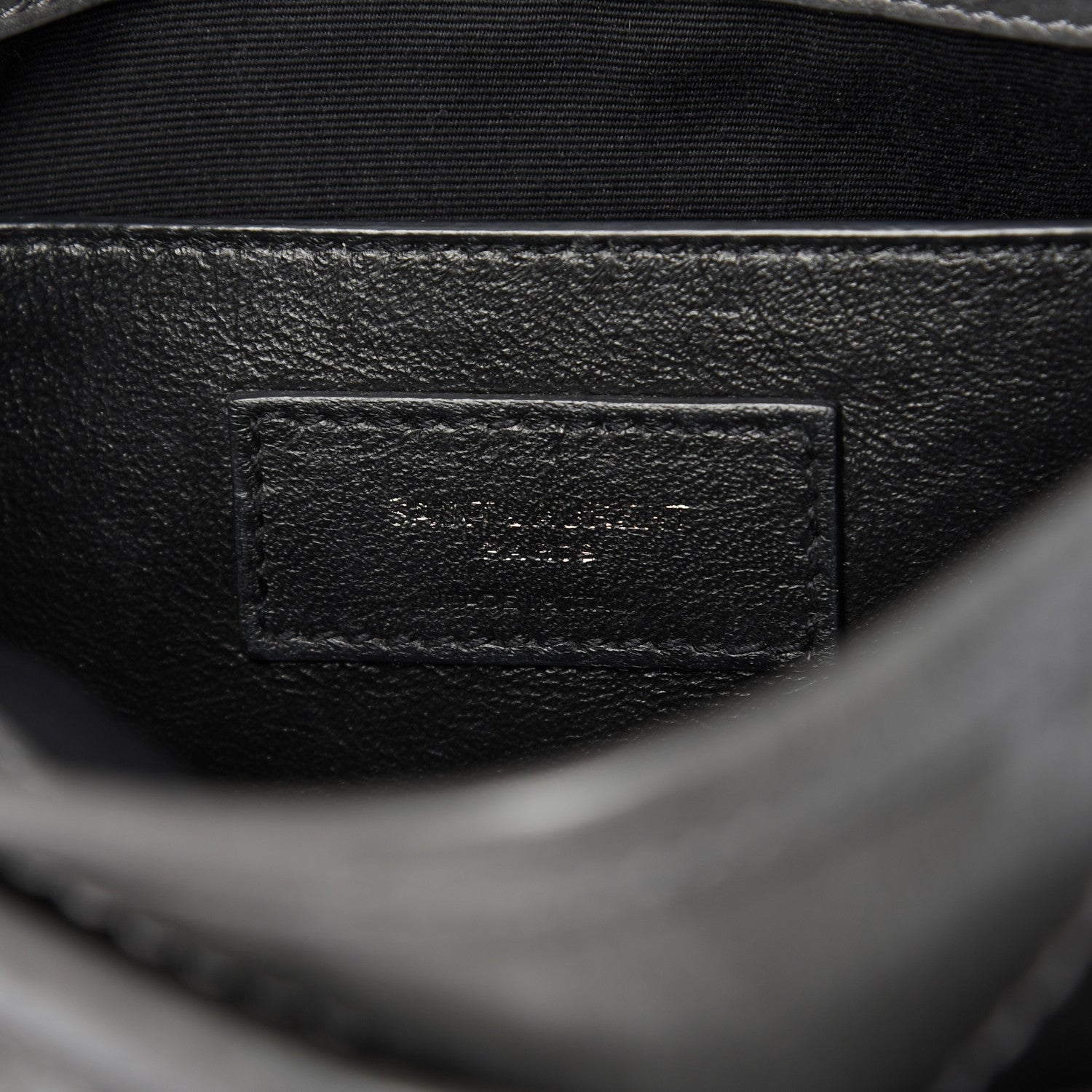 Saint Laurent Crinkled Calfskin Matelasse Monogram Baby Niki Chain Satchel Storm 8 of 12