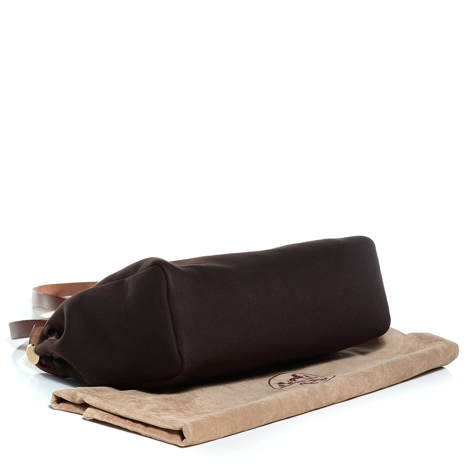 Hermes Vache Hunter Toile Herbag 30 PM Havane 5 of 13