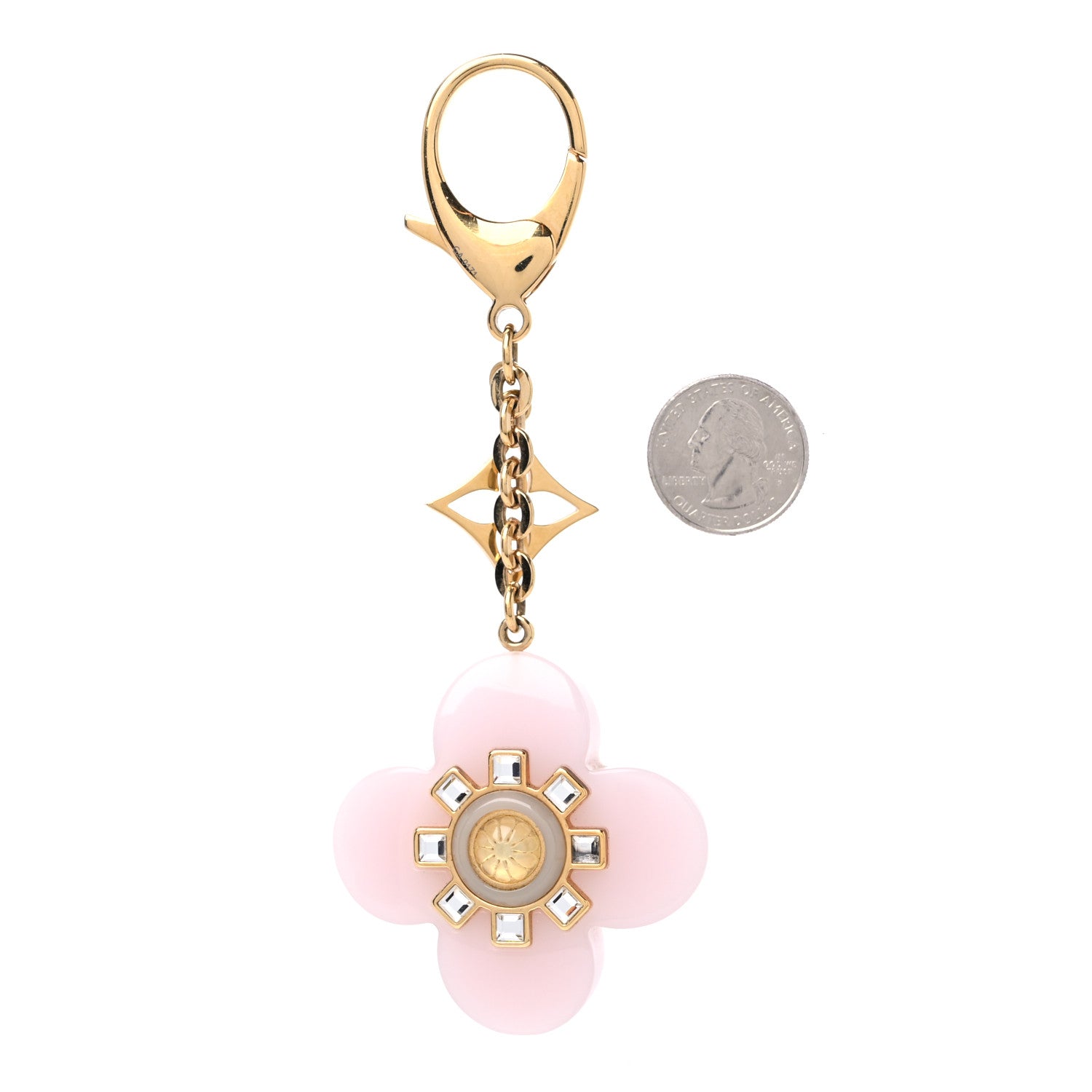 Louis Vuitton Fleur d'Etoile Bag Charm Rose 2 of 3