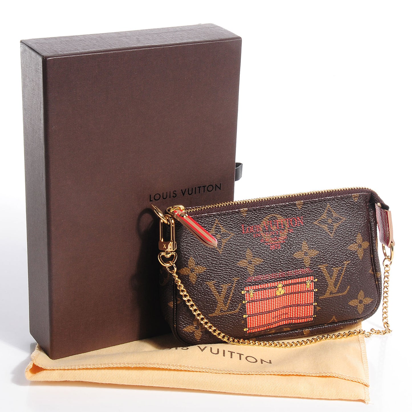 Monogram Trunks and Locks Mini Pochette Accessories