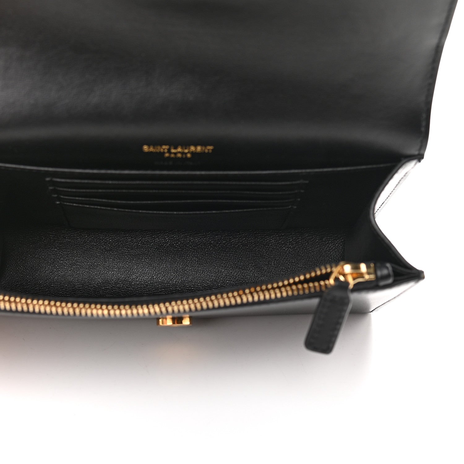 Saint Laurent Smooth Calfskin Monogram Kate Belt Bag Black 5 of 8