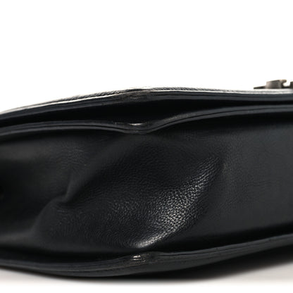 Chanel Calfskin Double Stitch Medium Boy Flap Black 8 of 12