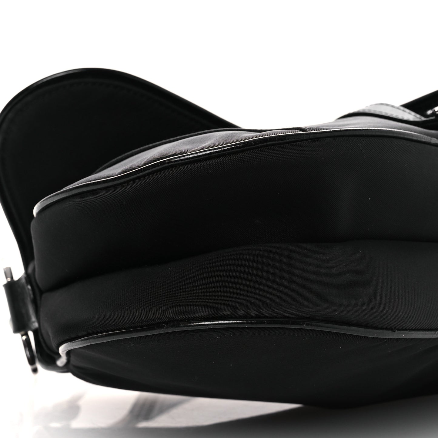 Nylon Saddle Bag Black