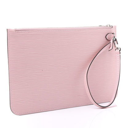 Louis Vuitton Epi Neverfull Pochette MM GM Rose Ballerine 2 of 9