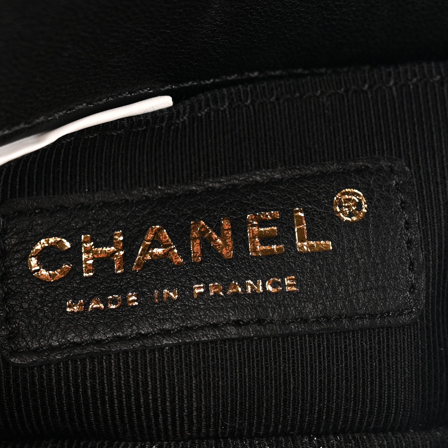 Chanel Lambskin Metallic Tweed Embroidered Mini Boy Flap Black Gold Multicolor 6 of 15