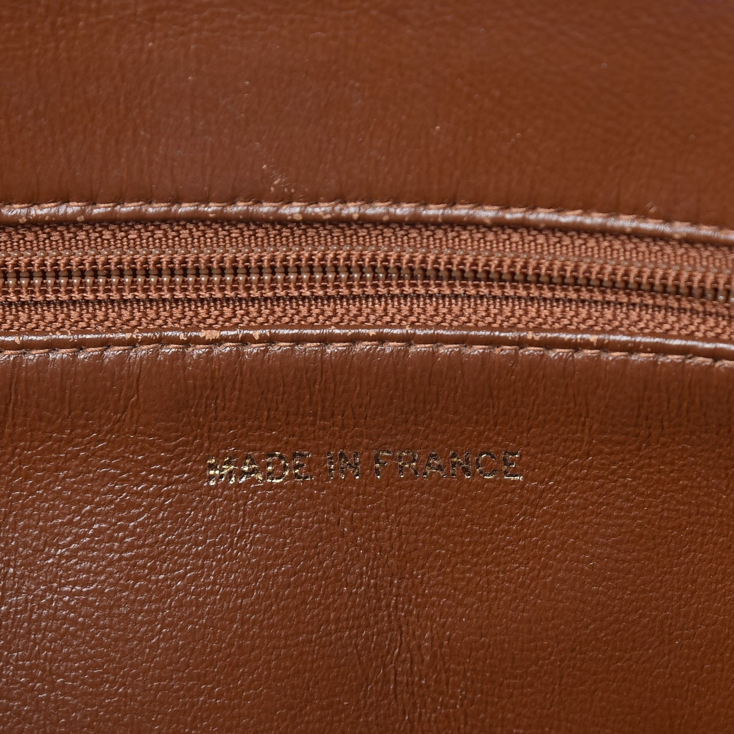 Caviar Large CC Shoulder Bag Brown