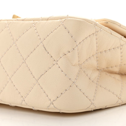 Chanel Aged Calfskin Quilted 2.55 Reissue 226 Flap Ivory 10 of 15