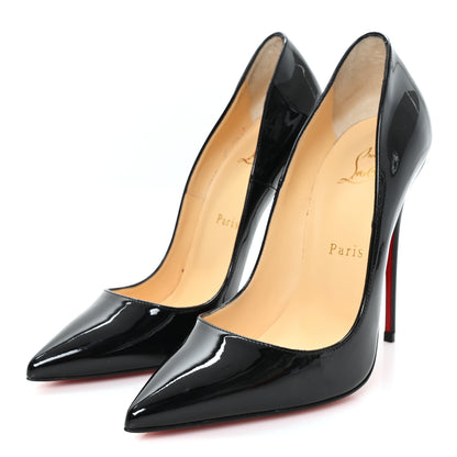 Christian Louboutin Patent So Kate 120 Pumps 37 Black 4 of 10