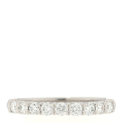 Tiffany Platinum Diamond 2.2mm Half Circle Forever Band Ring 45 3.25 1 of 4