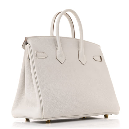 Hermes Togo Birkin 25 Gris Pale 3 of 18