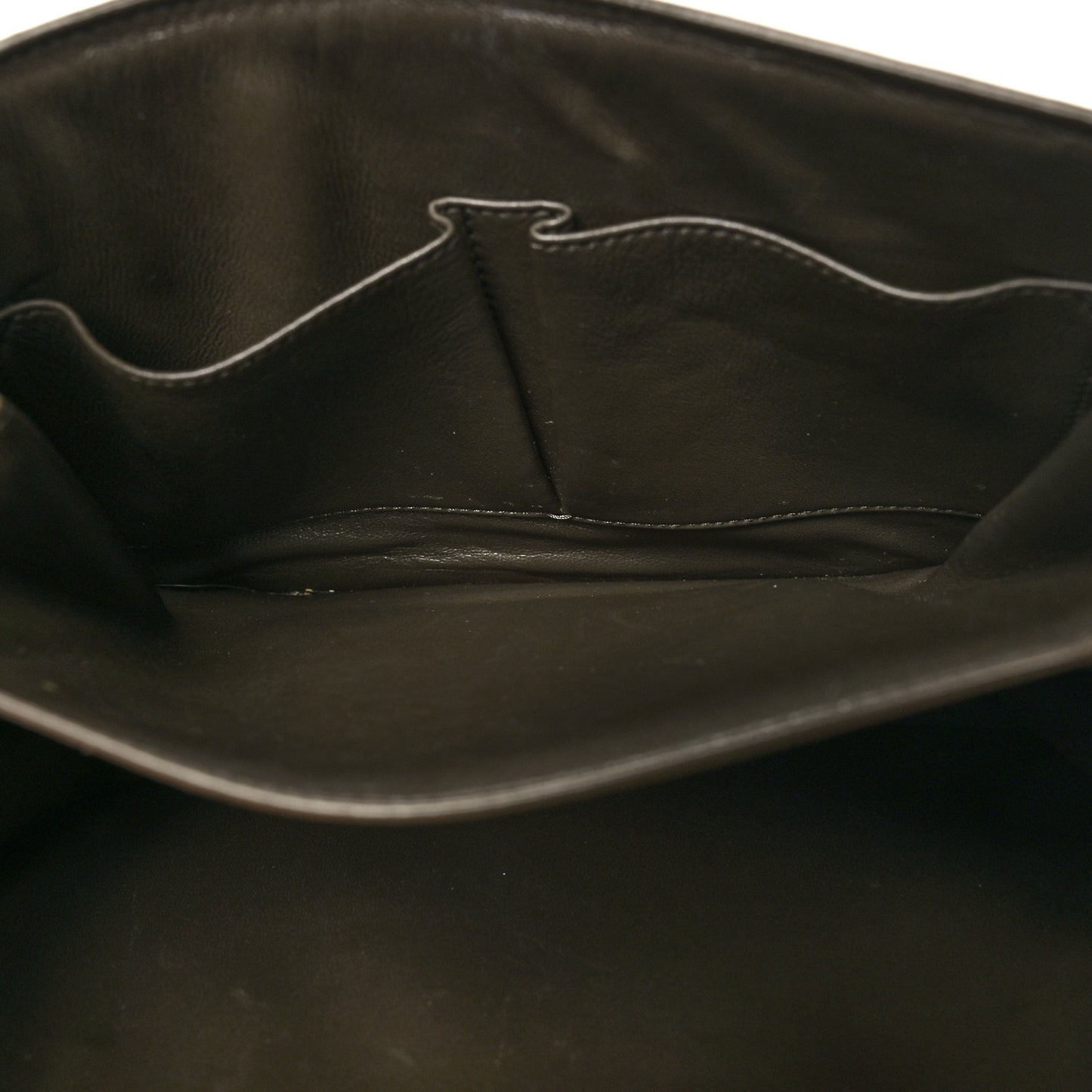 Liege Calfskin Medium Classic Box Flap Bag Souris