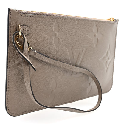 Louis Vuitton Empreinte Monogram Giant Neverfull MM Pochette Tourterelle 3 of 6