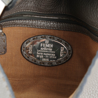 Fendi Cuoio Romano Selleria Baguette Peltro 9 of 10