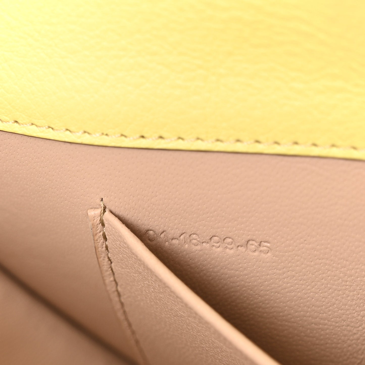 Calfskin Small Nile Bracelet Minaudiere Bag Lemonade