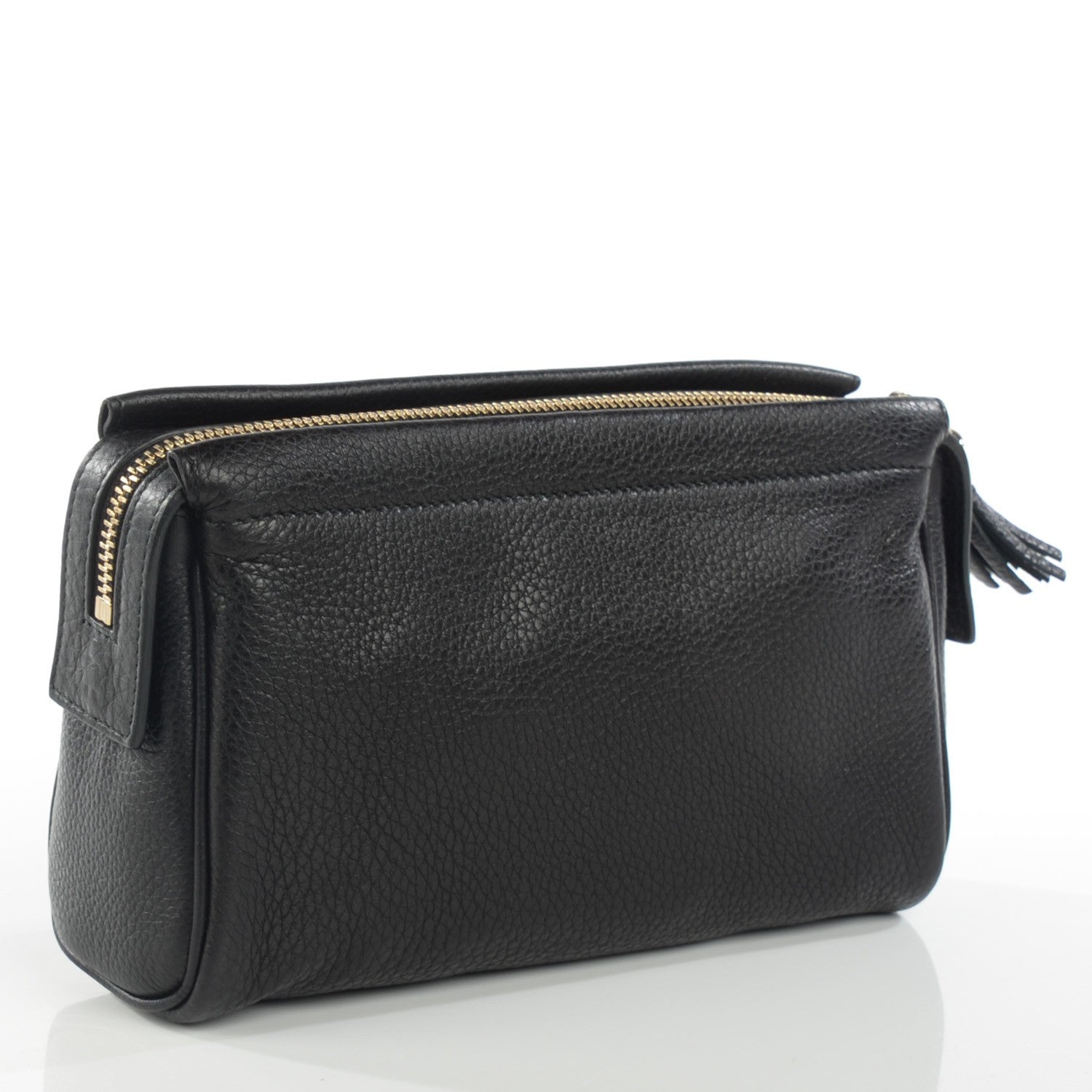 Gucci Pebbled Calfskin Soho Cosmetic Case Black 3 of 7