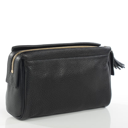 Gucci Pebbled Calfskin Soho Cosmetic Case Black 3 of 7