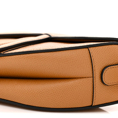 Christian Dior Grained Calfskin Saddle Bag Camello 9 of 9