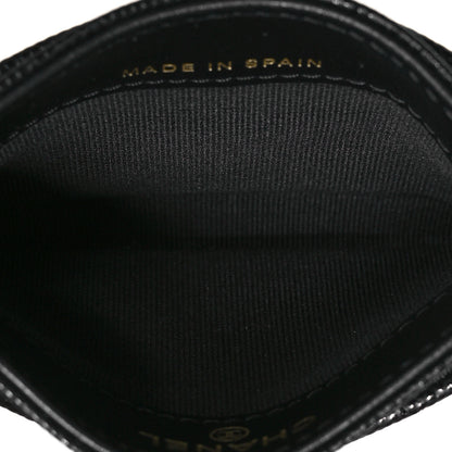 Chanel Caviar Quilted CC Card Holder Black 5 of 9