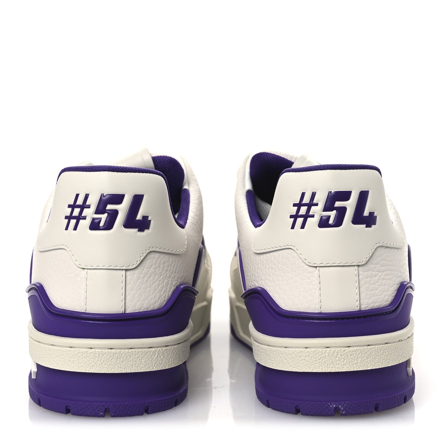 Calfskin LV Trainer Sneakers 9 Purple