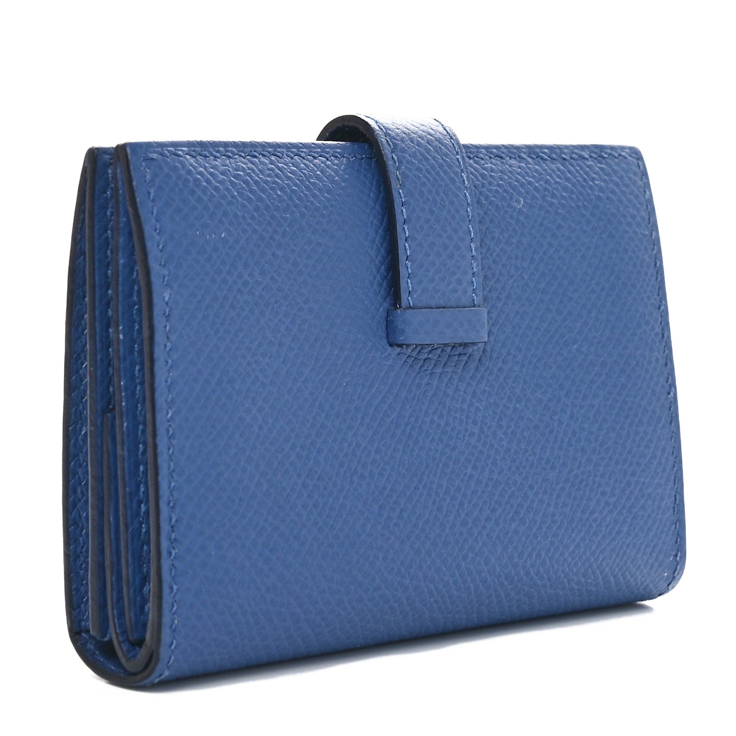 Hermes Epsom Mini Bearn Wallet Bleu Brighton 3 of 11