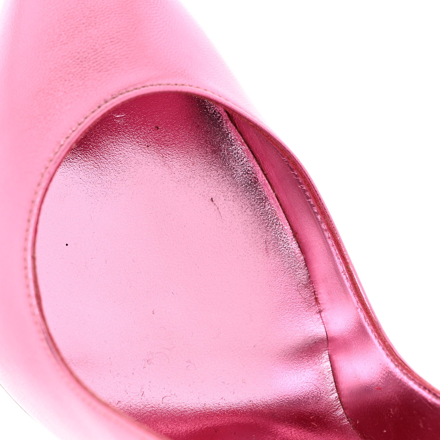 Christian Louboutin Metallic Patent Hot Chick 100 Pumps 39 Pink 9 of 11