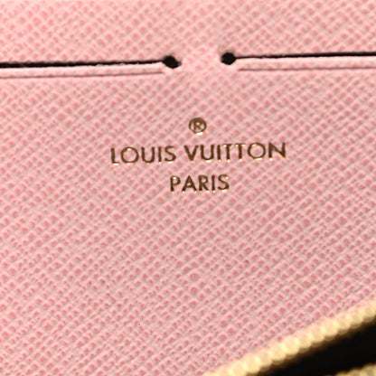 Louis Vuitton Monogram Clemence Wallet Rose Ballerine 6 of 7
