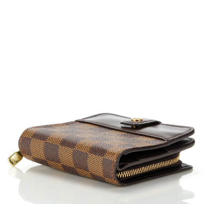 Louis Vuitton Damier Ebene Zippe Zipped Compact Wallet 4 of 7