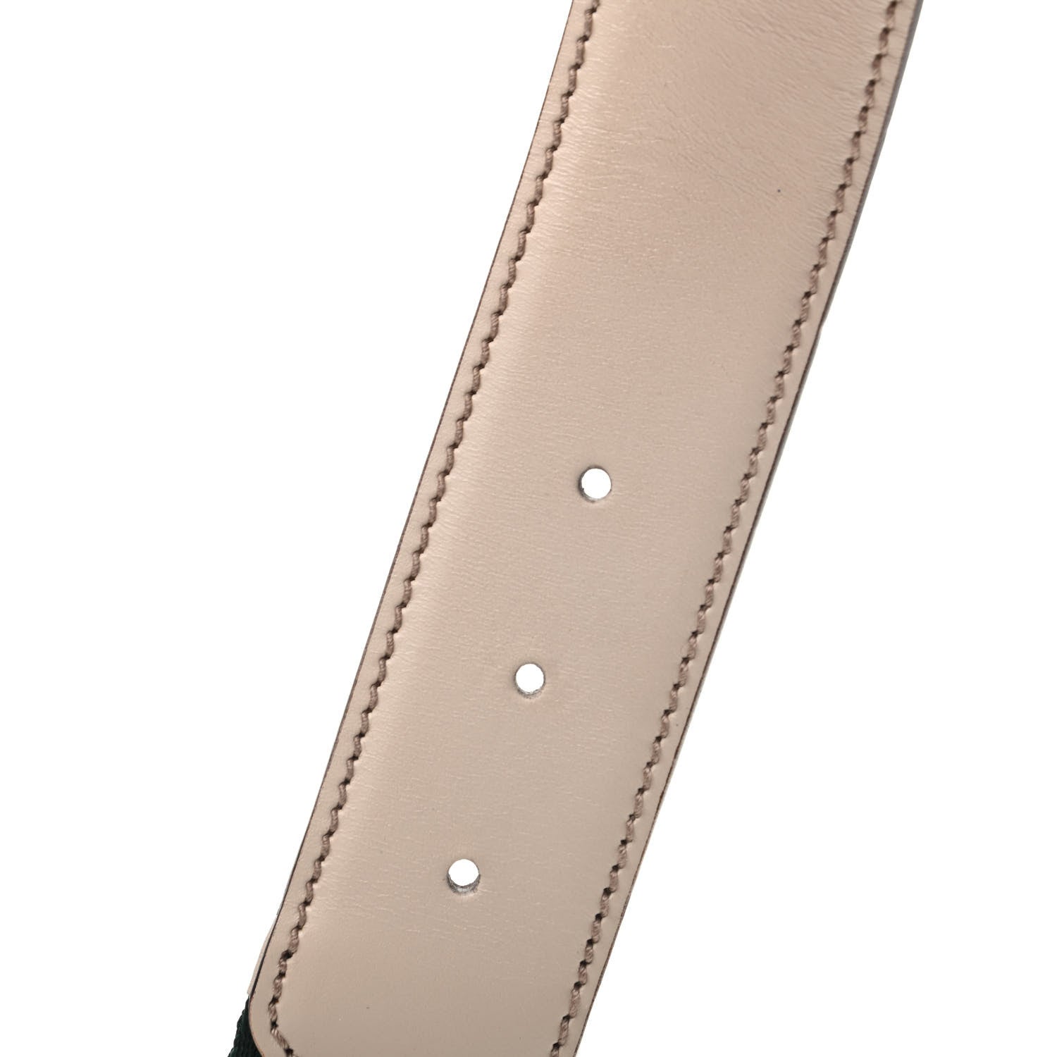 Gucci Calfskin Web Interlocking G Belt 85 34 Off White 4 of 6
