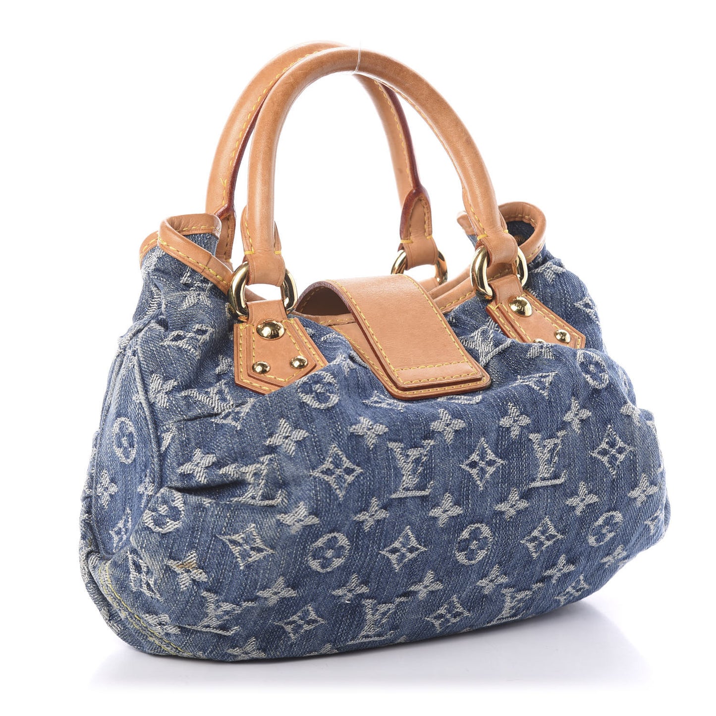 Monogram Denim Pleaty Blue