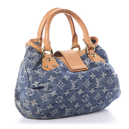Louis Vuitton Monogram Denim Pleaty Blue 2 of 8
