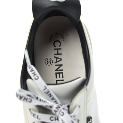 Chanel Calfskin CC Womens Sneakers 38.5 White 12 of 22
