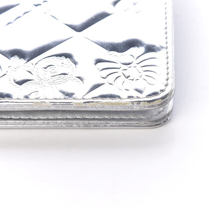 Chanel Metallic Patent Lucky Symbols Agenda Cover Silver 20 of 21
